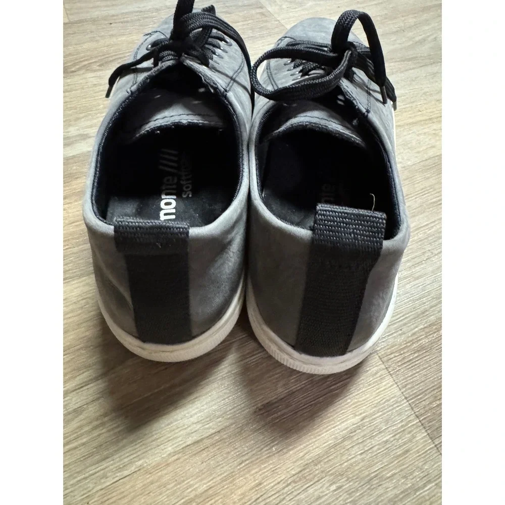 Remonte Alina 00 Moor Leather Sneakers Soft Grey Leather Low Top  EU 39 US 8.5 - Picture 5 of 8